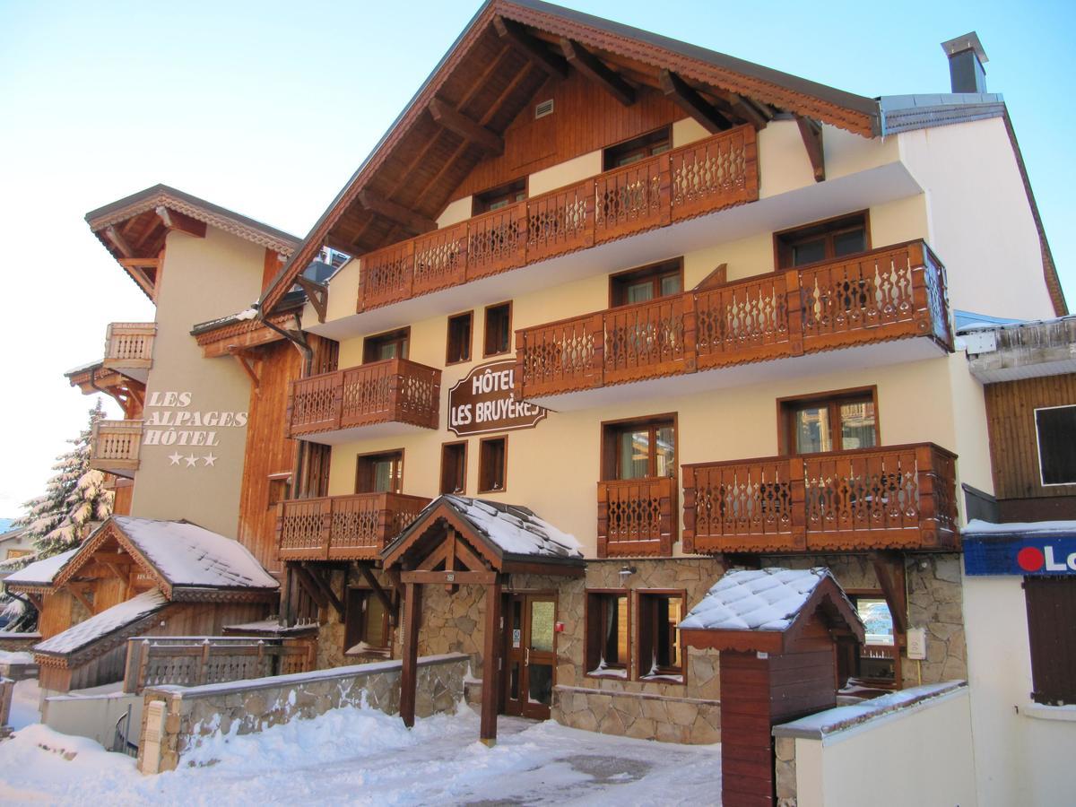 Hotel Les Bruyeres Alpe d'Huez Exterior photo
